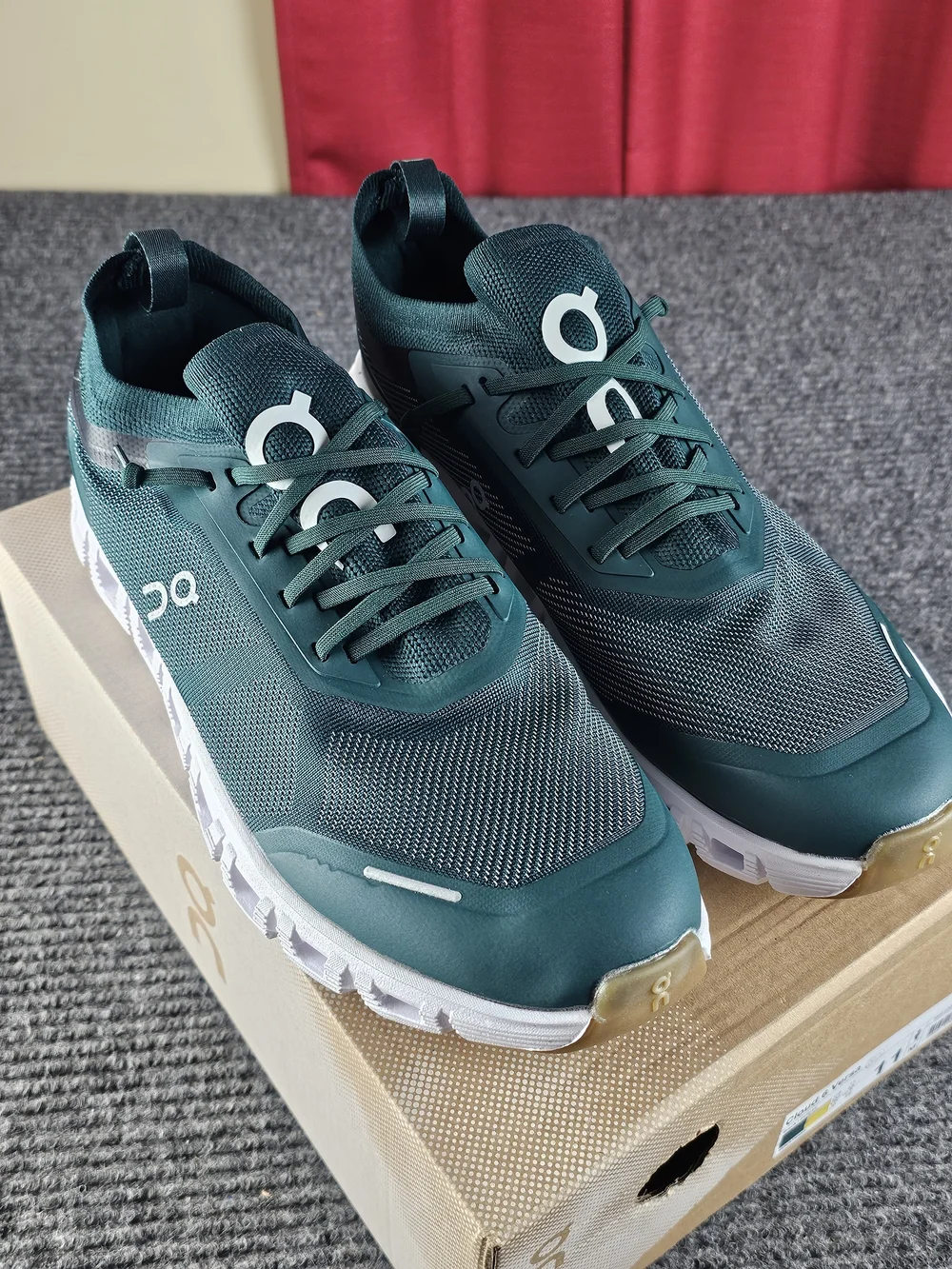 On Cloud 6 Versa Mens Dark Teal Lightweight Running Shoes New